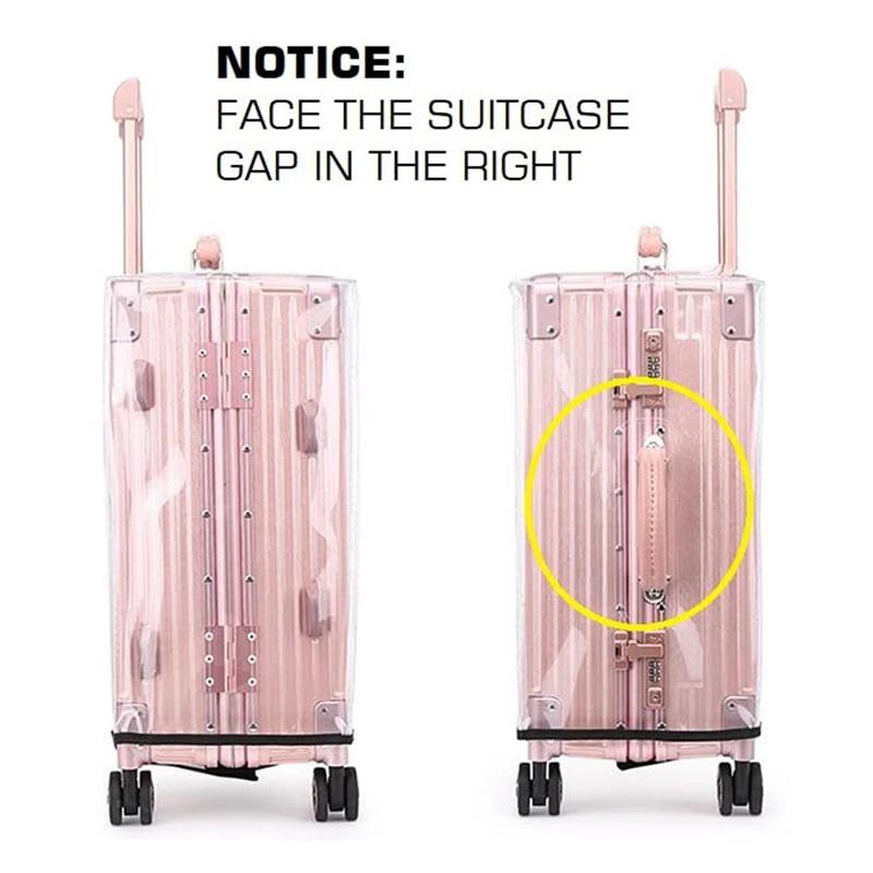 Luggage Protective Cover Transparent - 1Pc Clear PVC Suitcase Protector Dustproof