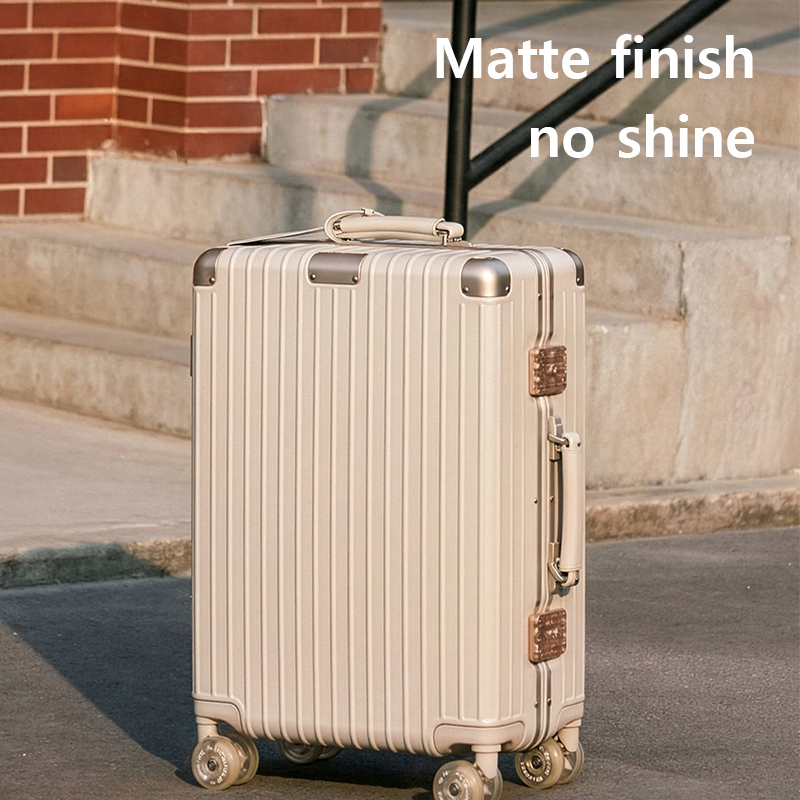 Spinner Wheel Rolling Suitcase 20 Inch - 2026 New Women's Skating Wheel Luggage,