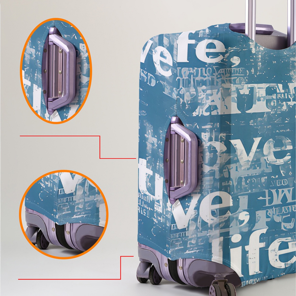 Luggage Cover Protector Elasti - đánh giá và giá Waterproof Suitcase Cover Protector