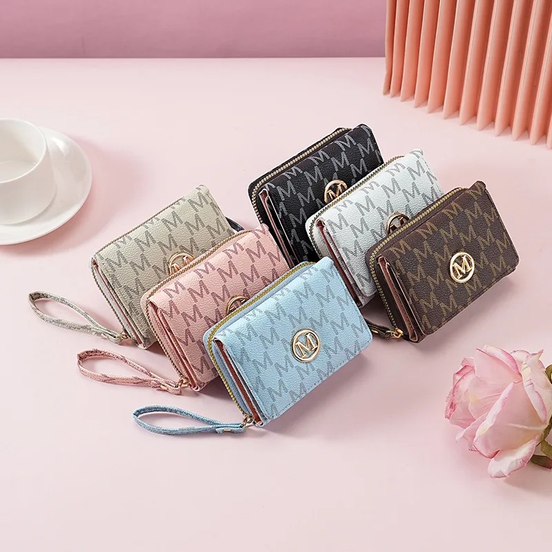 Threefold Zipper Wallet with L - đánh giá và giá Wallets