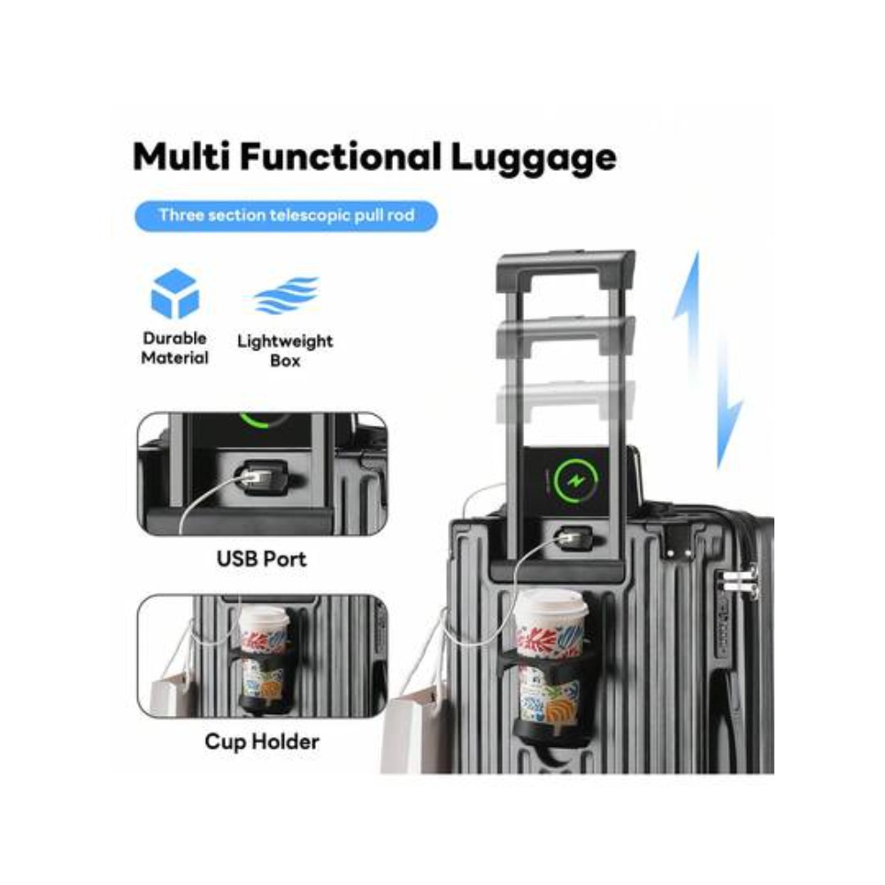 20 Inch Carry On Luggage With  - đánh giá và giá Spinner Wheel Rolling Suitcase 20 Inch