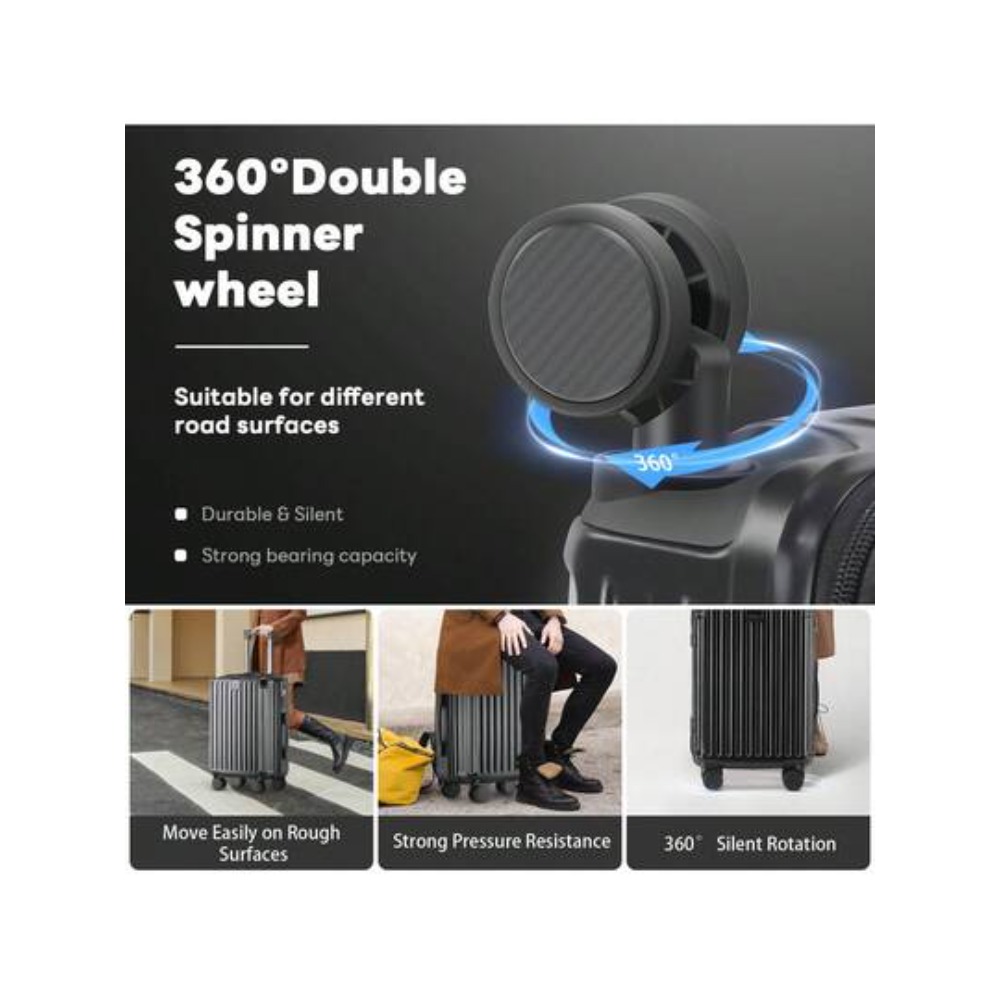 20 Inch Carry On Luggage With  - đánh giá và giá Spinner Wheel Rolling Suitcase 20 Inch