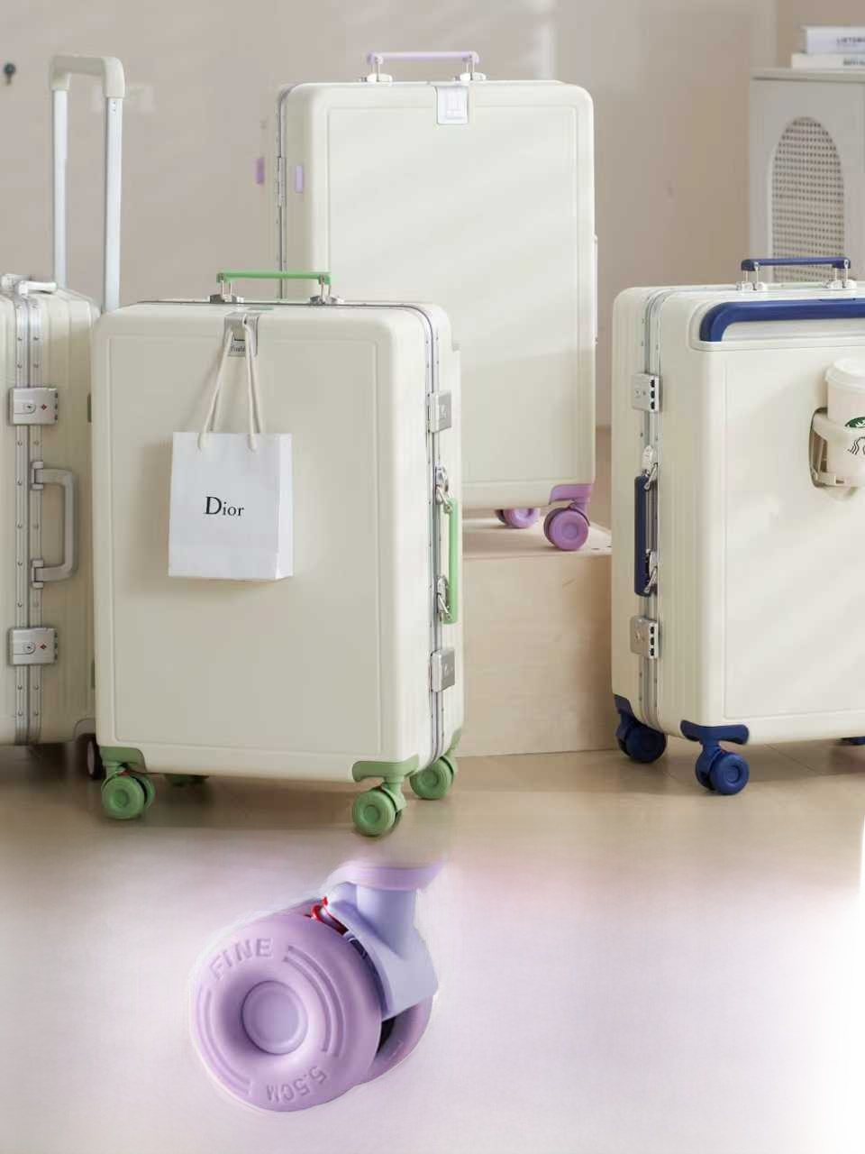 New Large Capacity Aluminum Fr - đánh giá và giá Aluminum Frame Carry On Luggage
