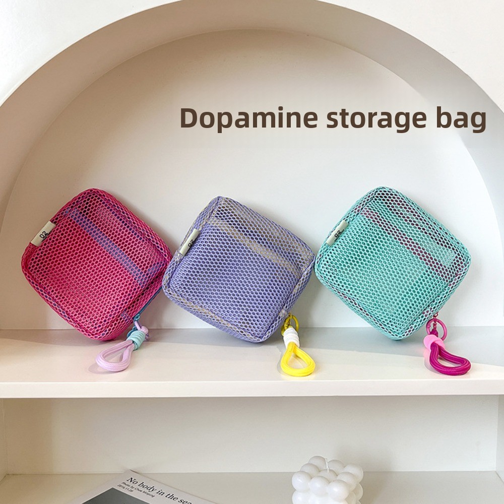 New Dopamine Color Storage Bag - đánh giá và giá Cosmetic Bags