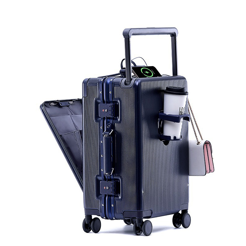 Travel Suitcase Aluminum frame - đánh giá và giá Aluminum Frame Carry On Luggage