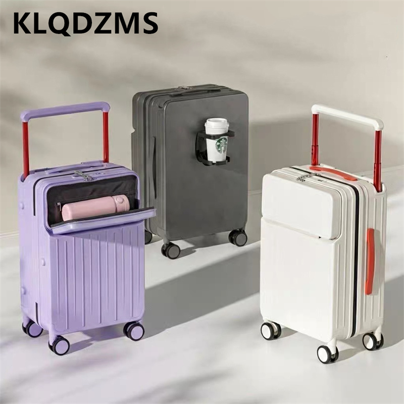 KLQDZMS Front Opening Suitcase - đánh giá và giá Front Opening Laptop Luggage 24 Inch