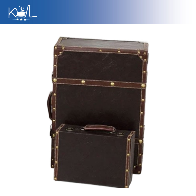 Vintage Brown Decorative Suitc - đánh giá và giá Retro Vintage Trunk Suitcase
