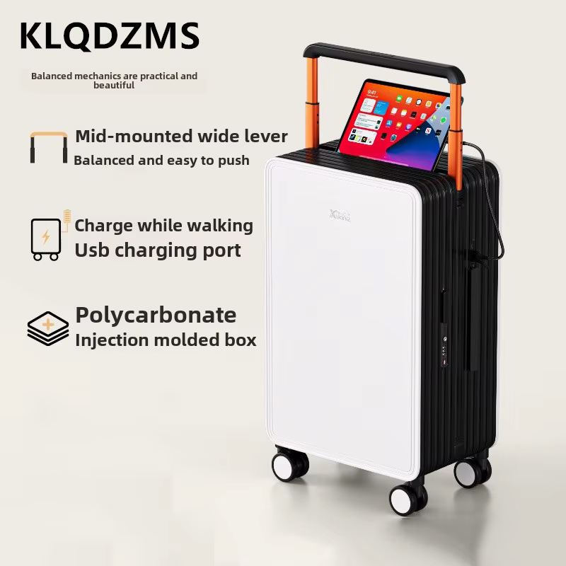 KLQDZMS Luggage ABS+PC Boardin - đánh giá và giá Spinner Wheel Rolling Suitcase 20 Inch