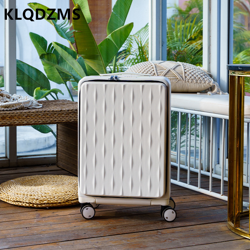 KLQDZMS Travel Luggage Front O - đánh giá và giá Front Opening Laptop Luggage 24 Inch