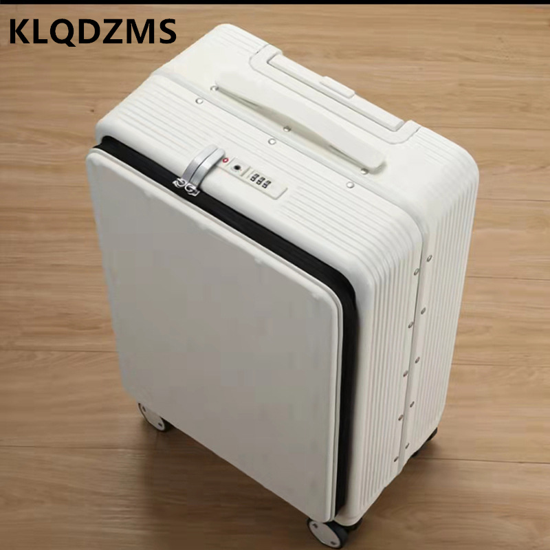 KLQDZMS Travel Luggage Front O - đánh giá và giá Front Opening Laptop Luggage 24 Inch
