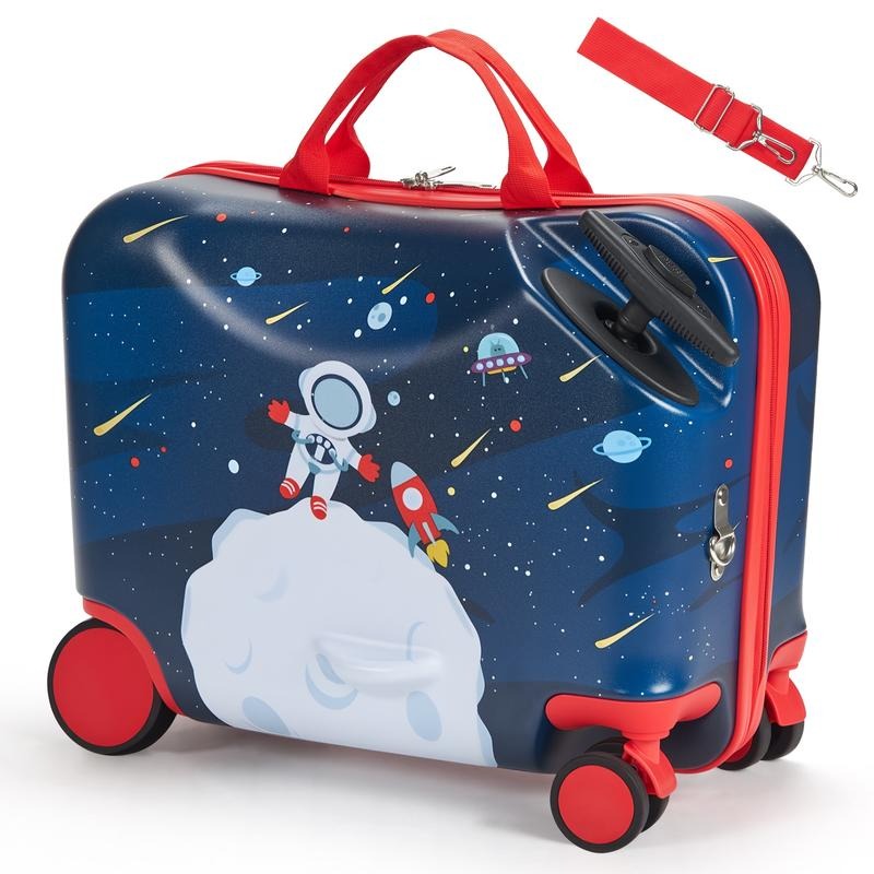 Ride-on Luggage 18-inch Lightw - đánh giá và giá Kids Ride On Suitcase Scooter