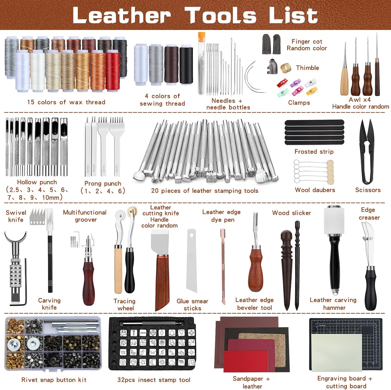Leather Tooling Kit Leather Cr - đánh giá và giá Handbags