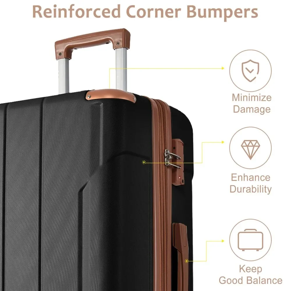 Luggage Sets 3 Piece, Expandab - đánh giá và giá Expandable Hard Shell Luggage Set