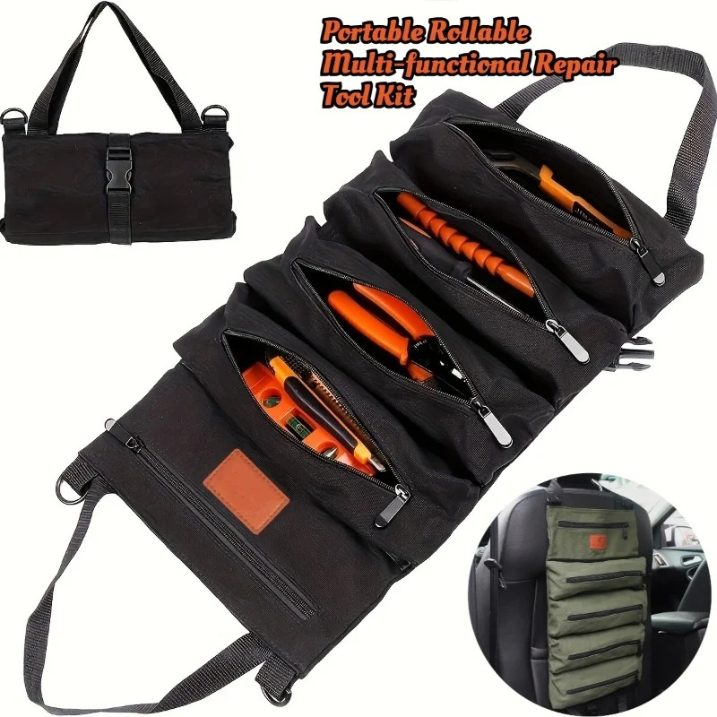 1pc Multi-Purpose Canvas Roll  - đánh giá và giá Foldable Rolling Luggage Bag