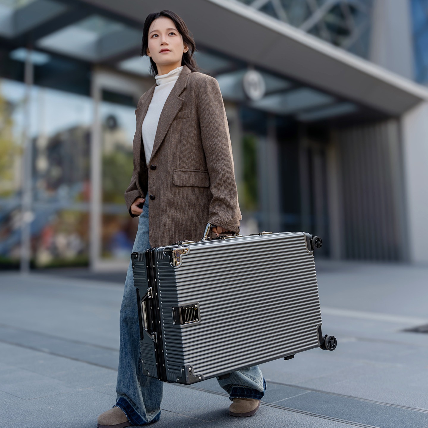 【drop deal】aluminum frame suit - đánh giá và giá Aluminum Frame Carry On Luggage