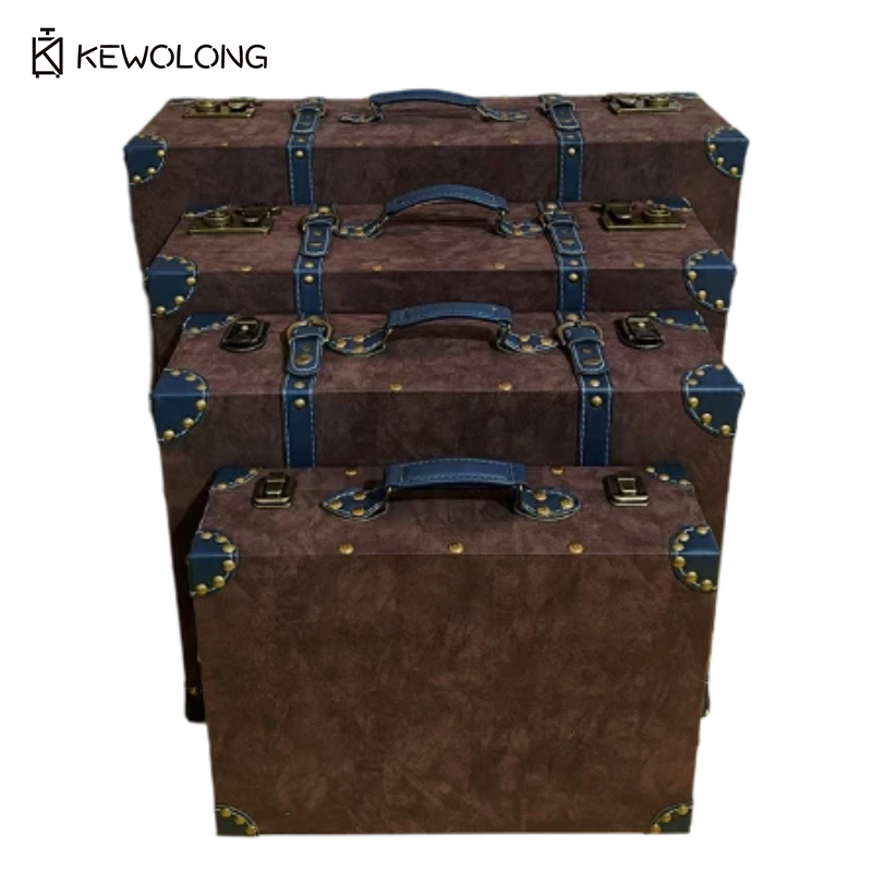 Vintage Leather Suitcase Stora - đánh giá và giá Retro Vintage Trunk Suitcase
