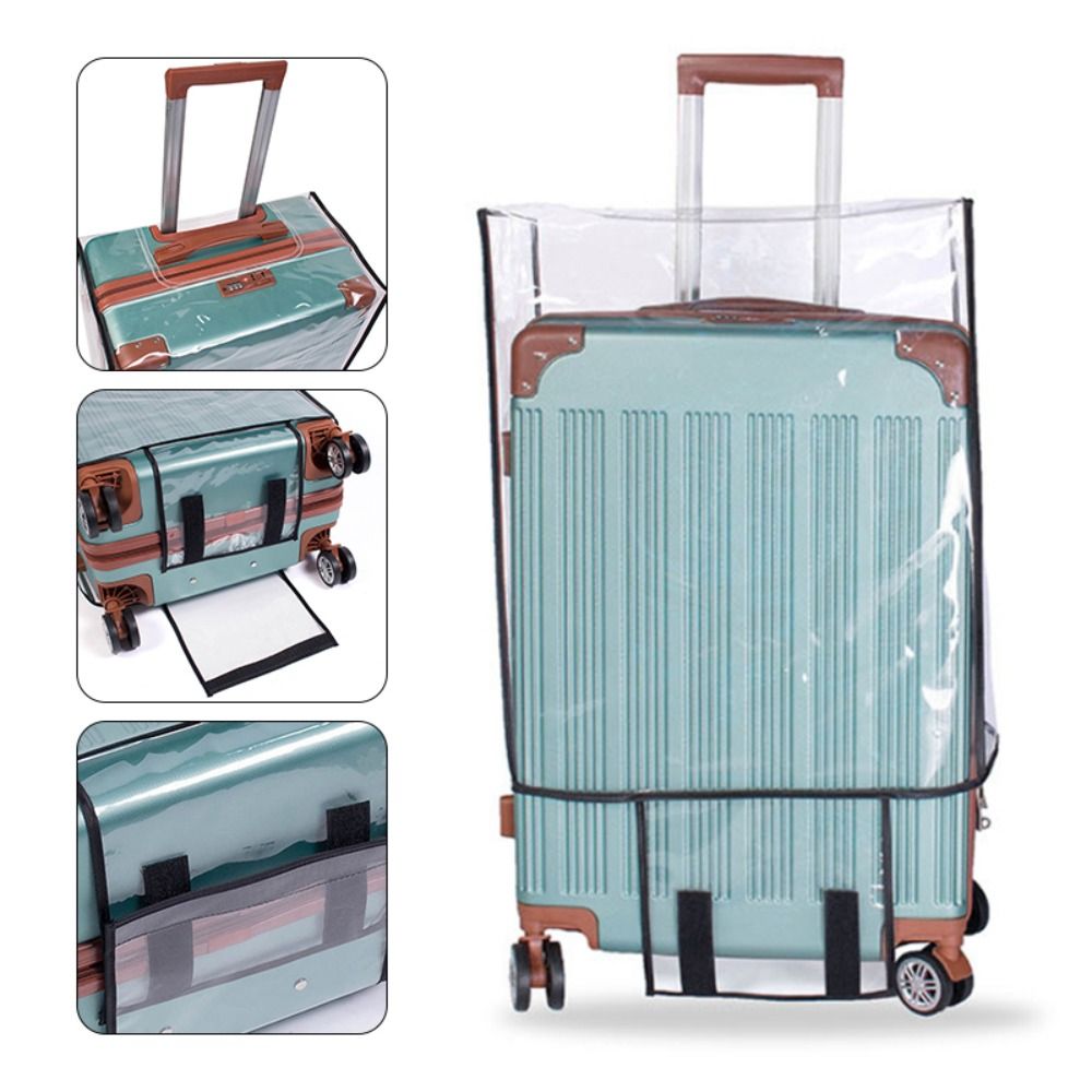 Transparent PVC Waterproof Pro - đánh giá và giá Luggage Protective Cover Transparent