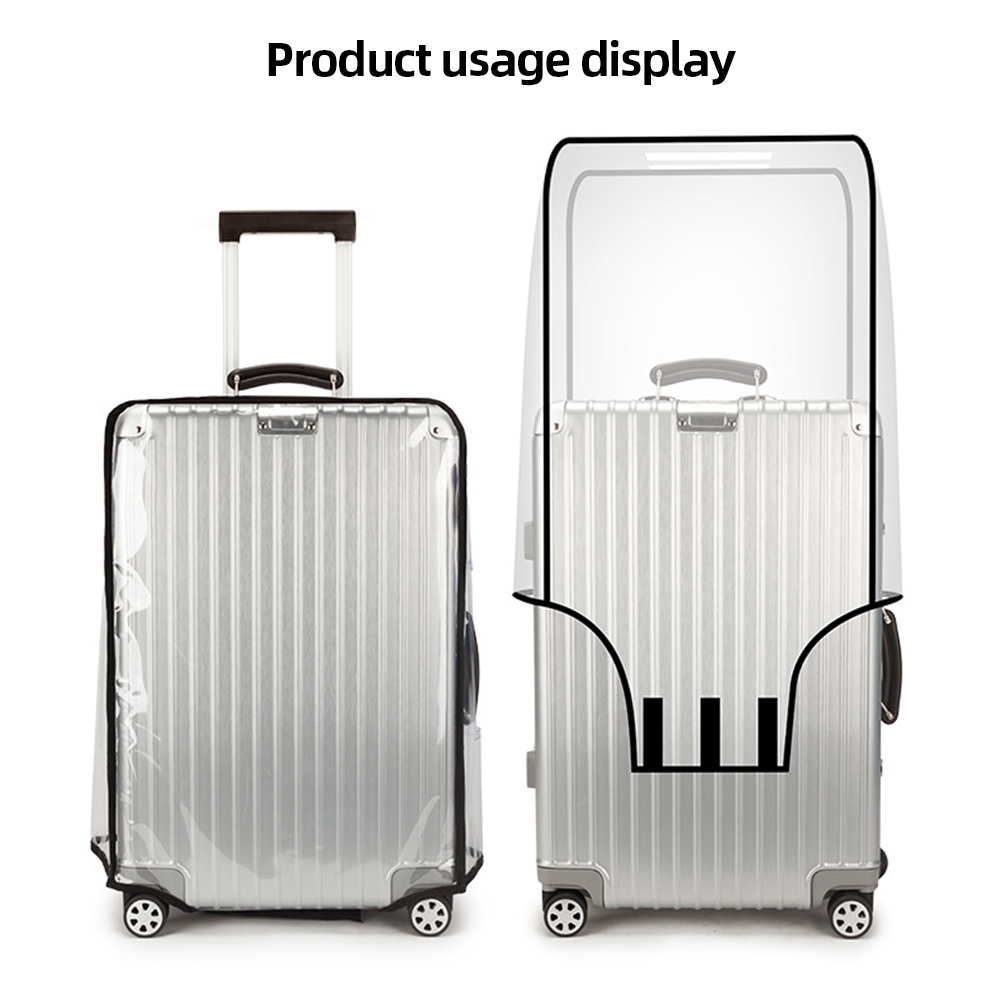 18-30inch Clear Suitcase Cover - đánh giá và giá Waterproof Suitcase Cover Protector