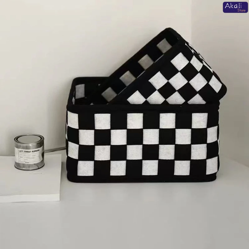 2026Black and White Checkered  - đánh giá và giá Cosmetic Bags
