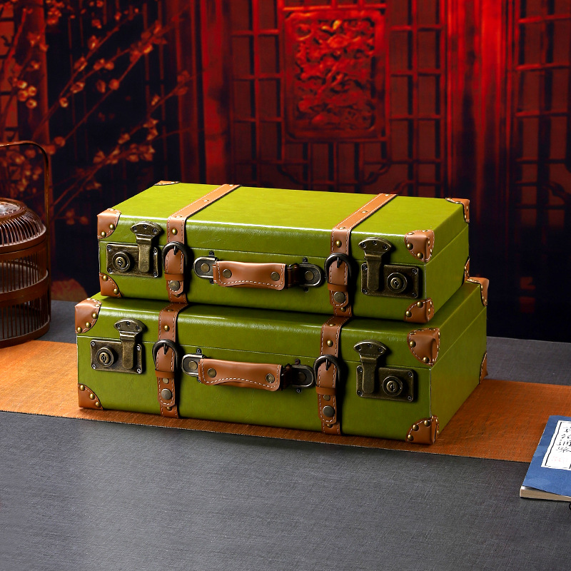 Vintage Wooden Suitcase Multi- - đánh giá và giá Retro Vintage Trunk Suitcase