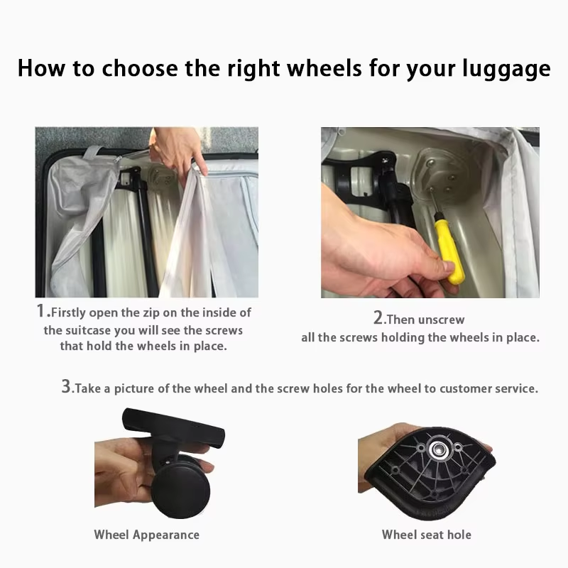 For 41Z# Luggage Spinner Wheel - đánh giá và giá Silent Replacement Luggage Wheels