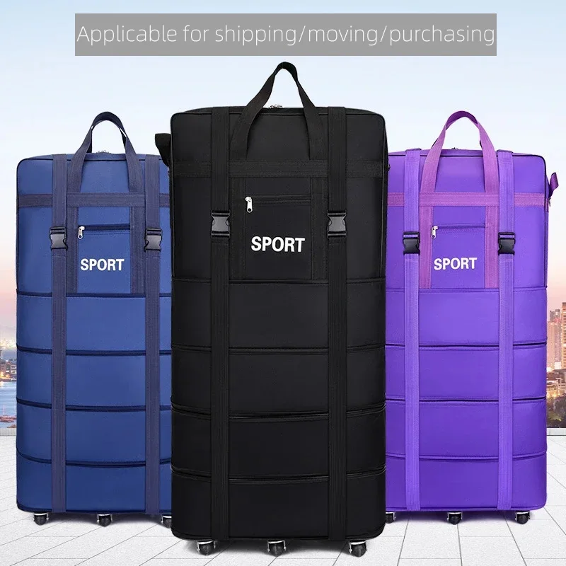 Plus Airline Checked Bag Oxfor - đánh giá và giá Foldable Rolling Luggage Bag